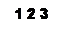 :  1 2 3