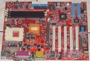 Материнская плата стандарта ATX (модель MSI K7T266 Pro2)